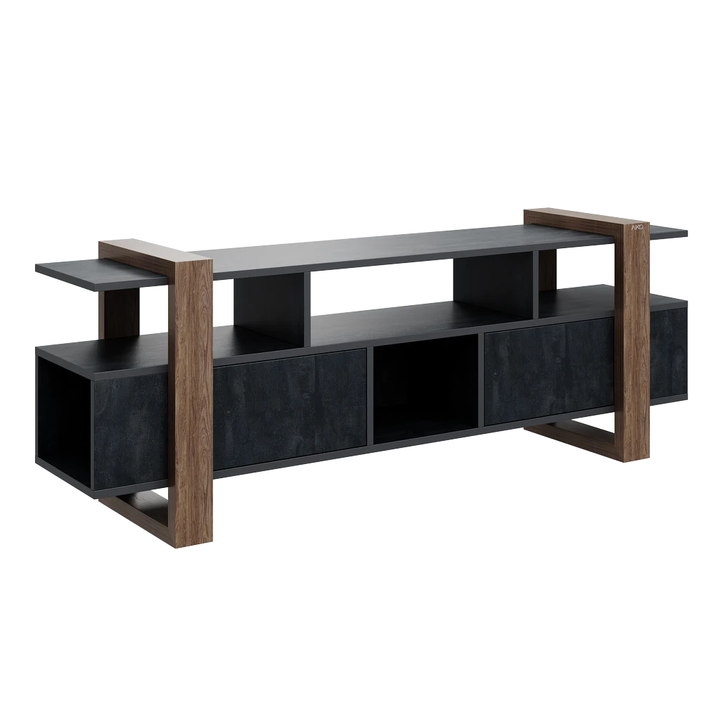 Тв тумба Zayn 150х36х54 DB MDV variation 1