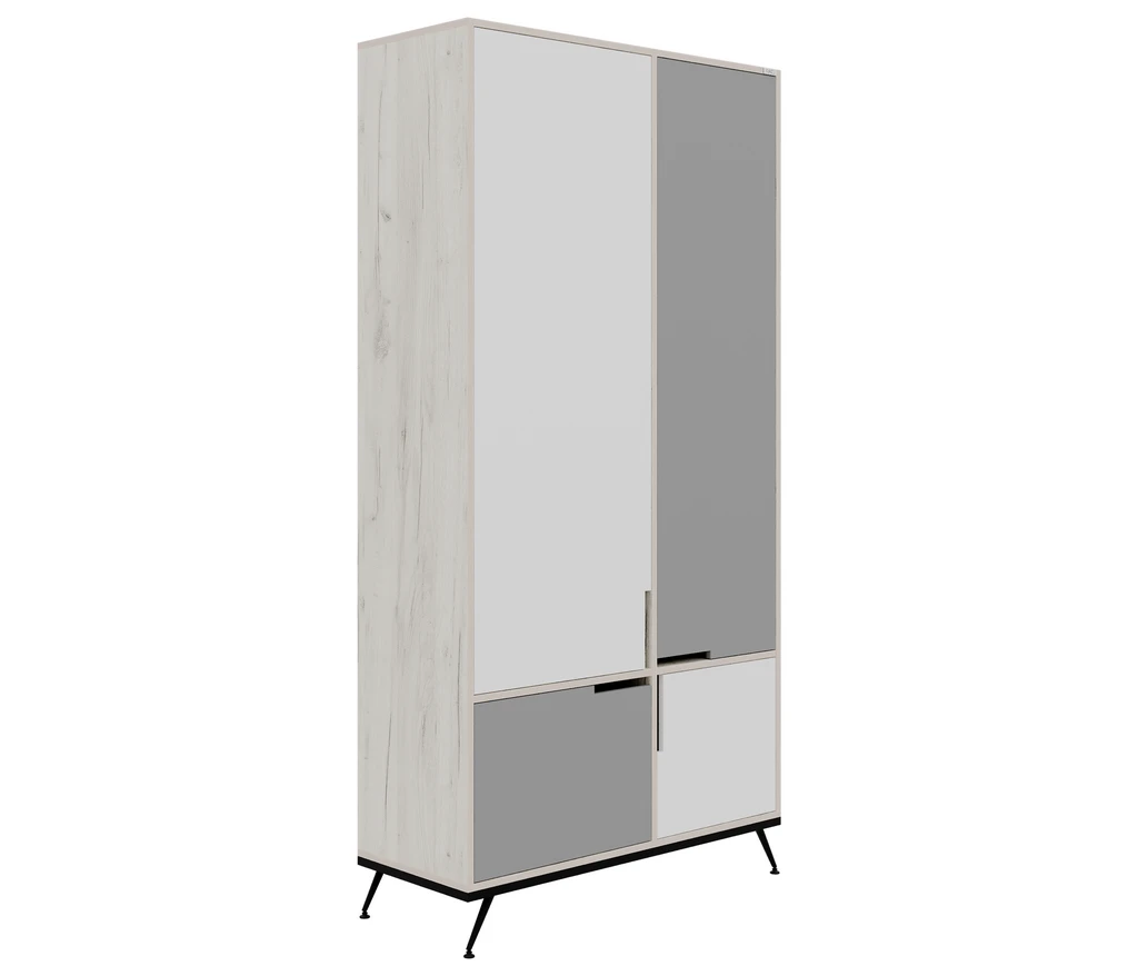 Шкаф для одежды Lilonger 100/40/200 H - Thumbnail 2