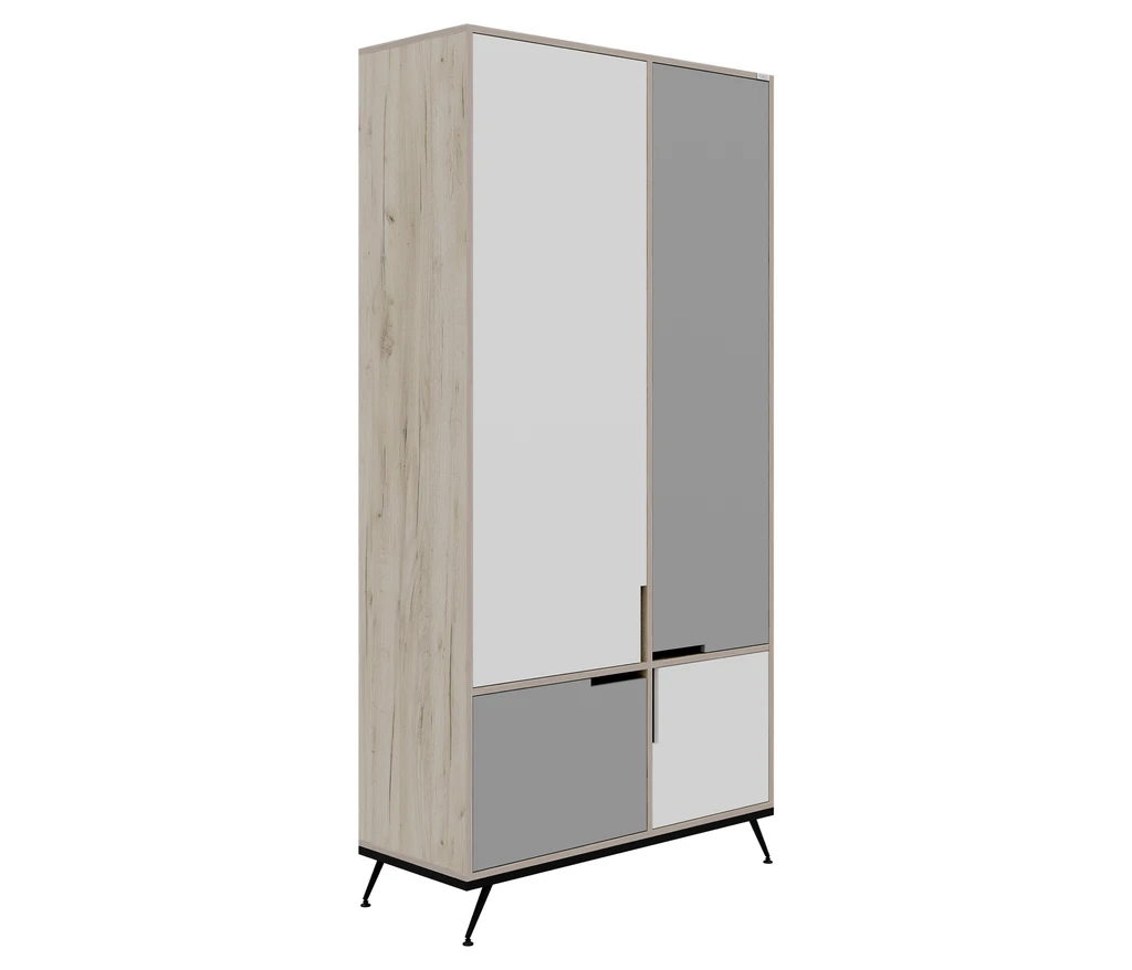 Шкаф для одежды Lilonger 100/40/200 H - Thumbnail 2