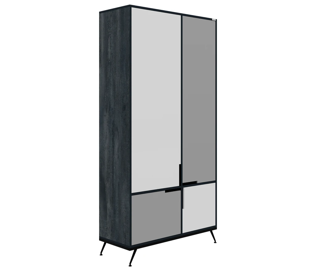 Шкаф для одежды Lilonger 100/40/200 H - Thumbnail 2