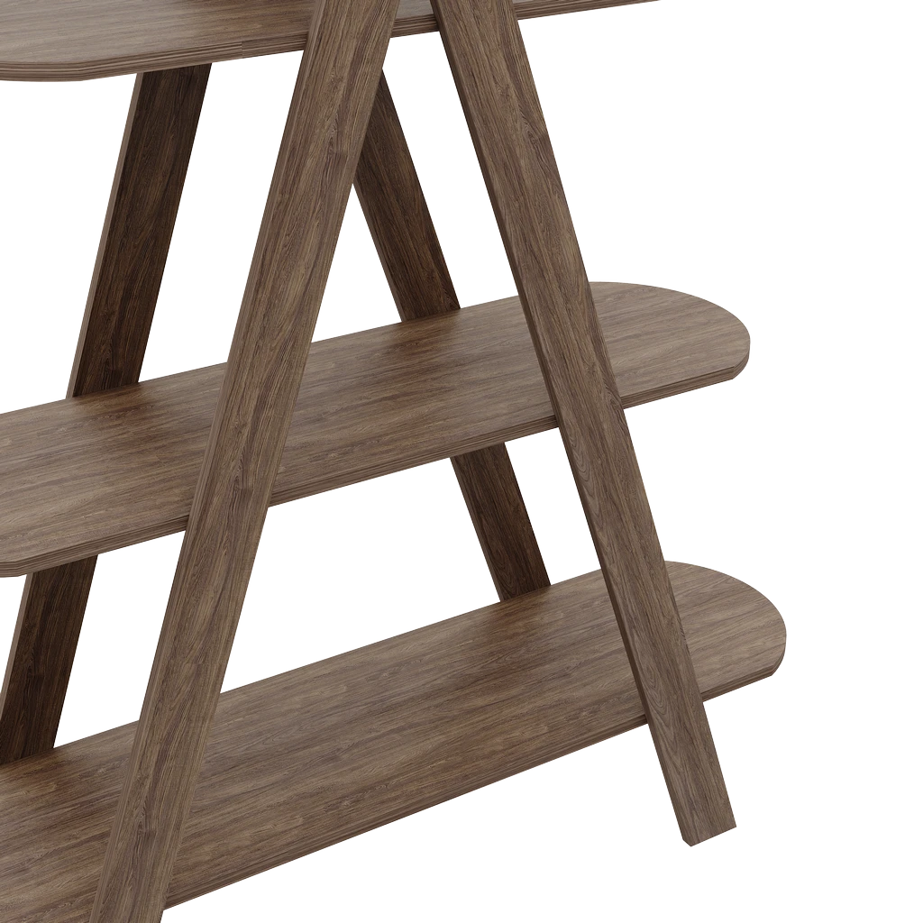 Книжная полка Yolka 120/33/183 овальная - Thumbnail 3