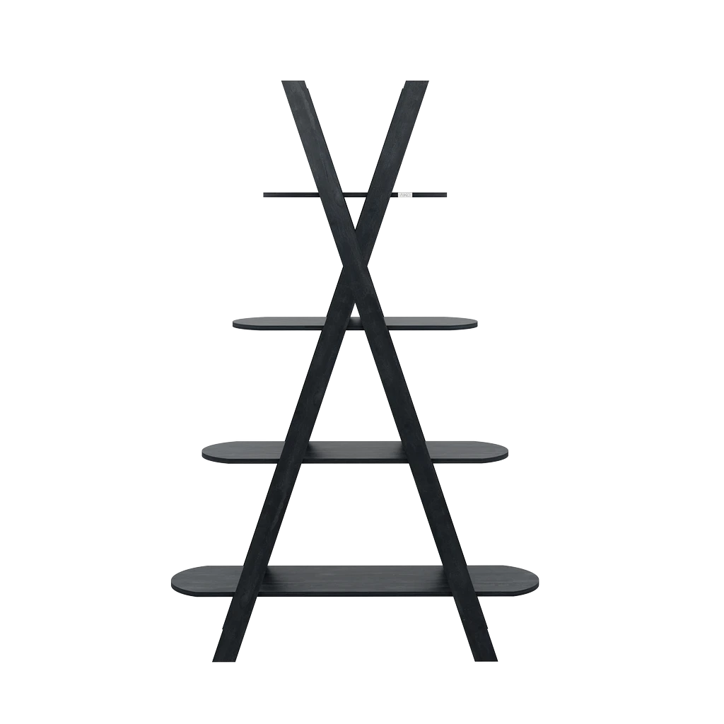 Книжная полка Yolka 120/33/183 овальная - Thumbnail 4