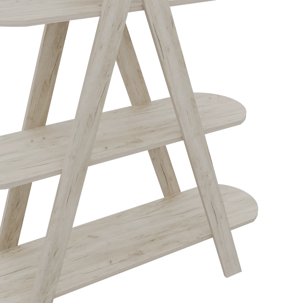 Книжная полка Yolka 120/33/183 овальная - Thumbnail 3