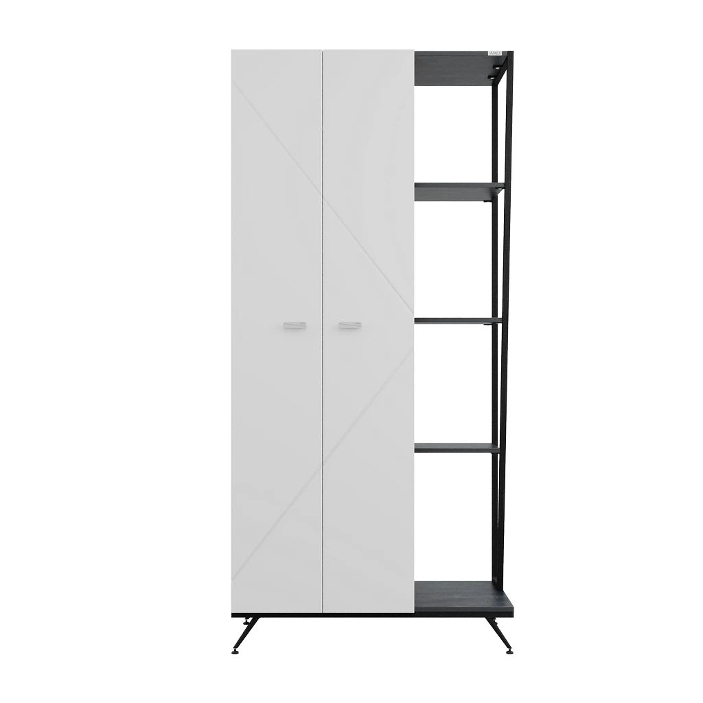 Шкаф Slash 93х40х200 H ПВХ - Thumbnail 2