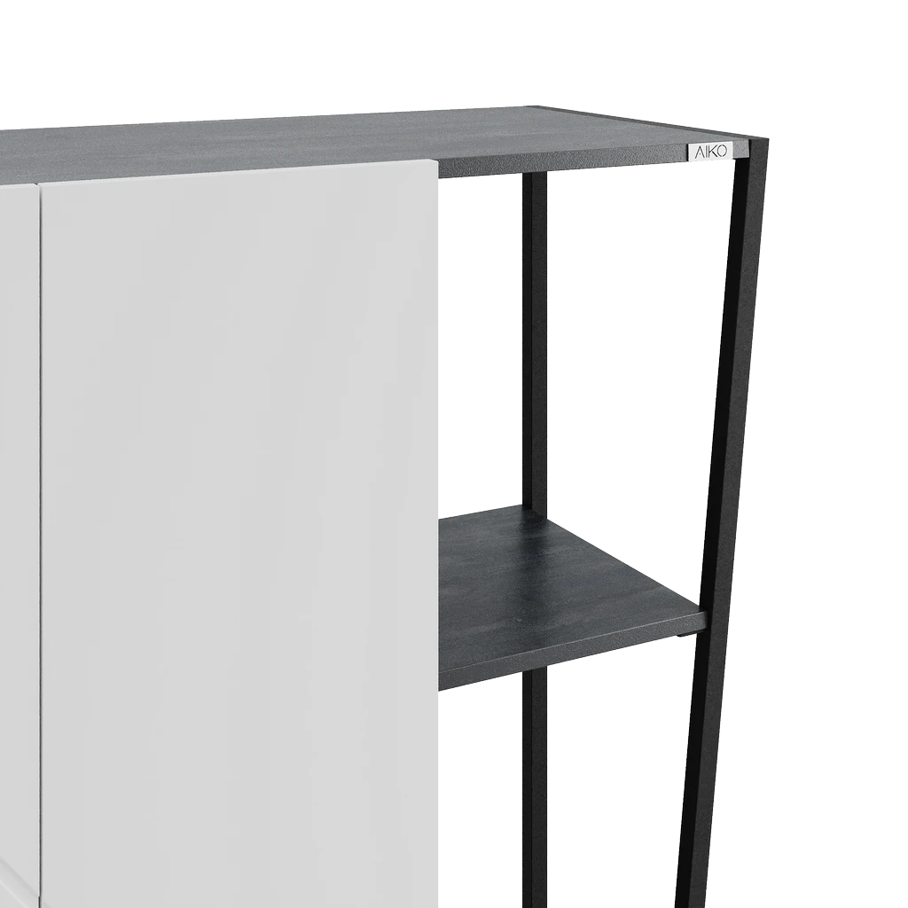 Шкаф Slash 93х40х200 H ПВХ - Thumbnail 4