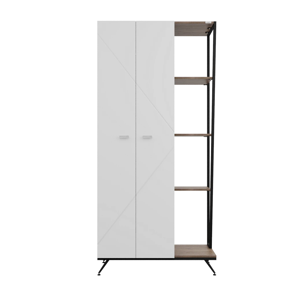 Шкаф Slash 93х40х200 H ПВХ - Thumbnail 2