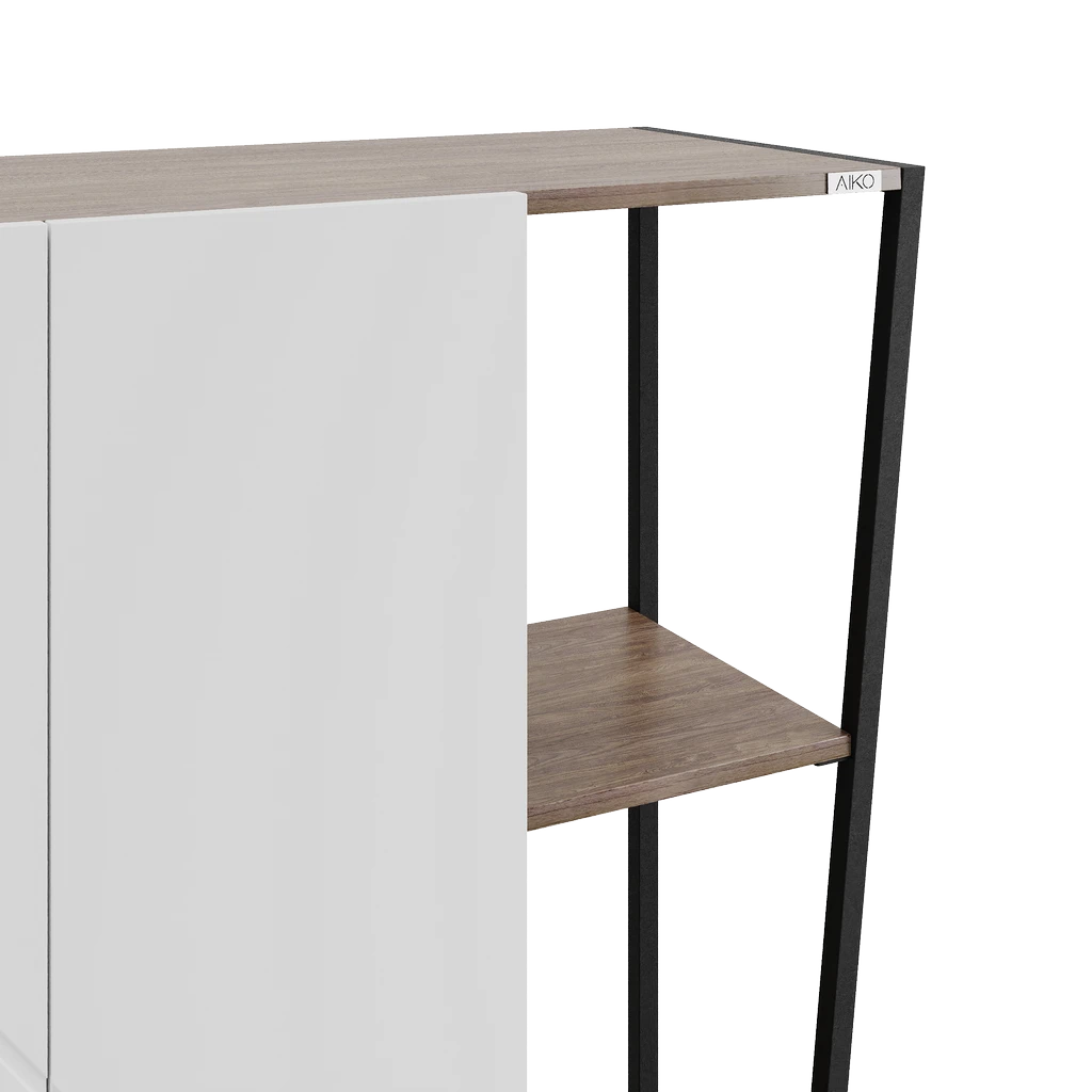 Шкаф Slash 93х40х200 H ПВХ - Thumbnail 4