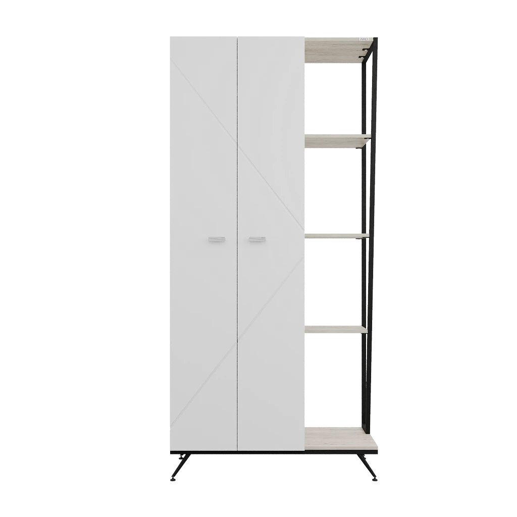 Шкаф Slash 93х40х200 H ПВХ UK variation 2