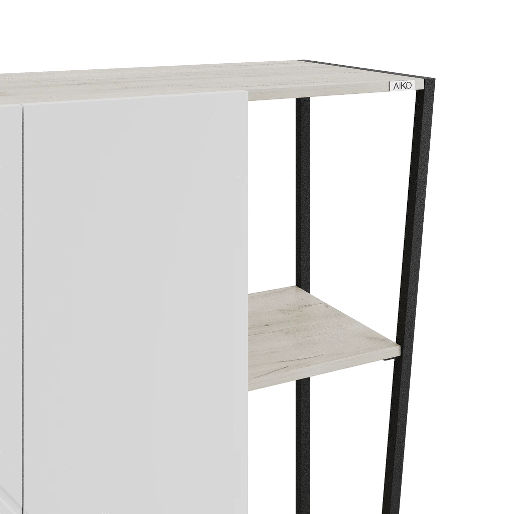 Шкаф Slash 93х40х200 H ПВХ - Thumbnail 4