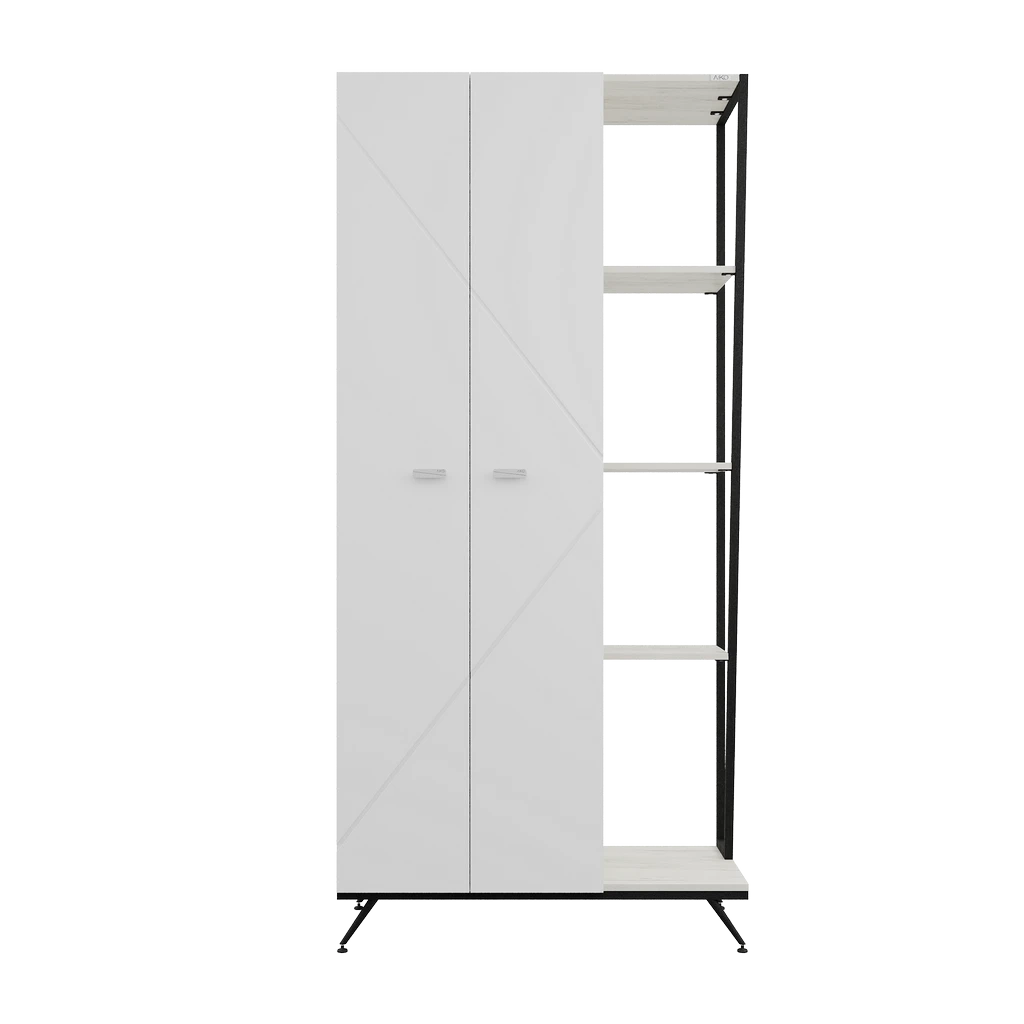 Шкаф Slash 93х40х200 H ПВХ - Thumbnail 2