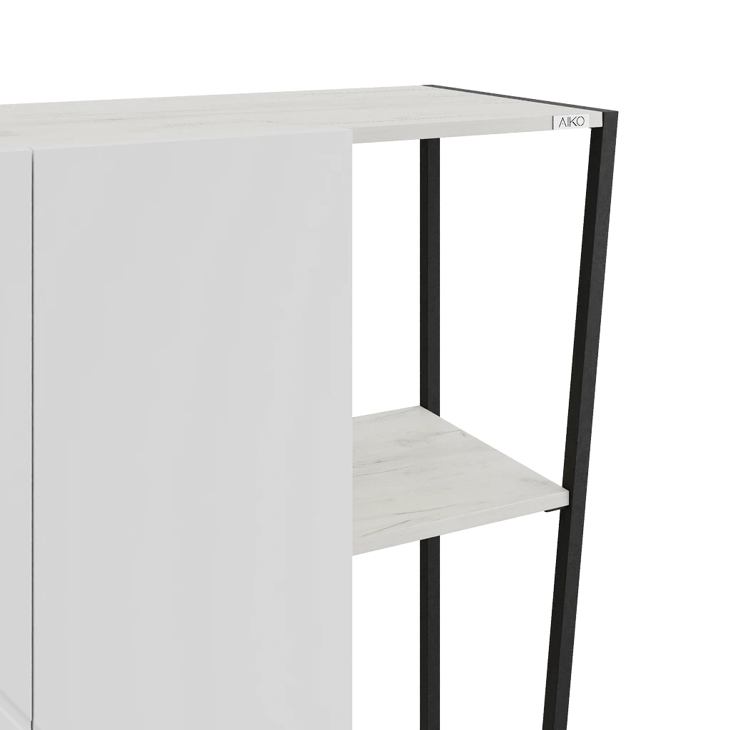 Шкаф Slash 93х40х200 H ПВХ - Thumbnail 4