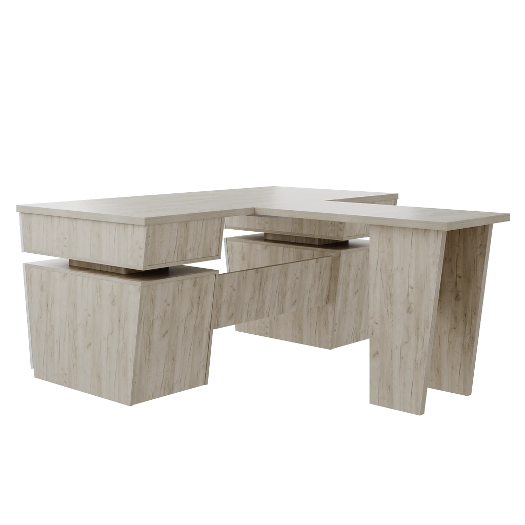 Стол руководительский Volant 180х190х78 H ПВХ - Thumbnail 3