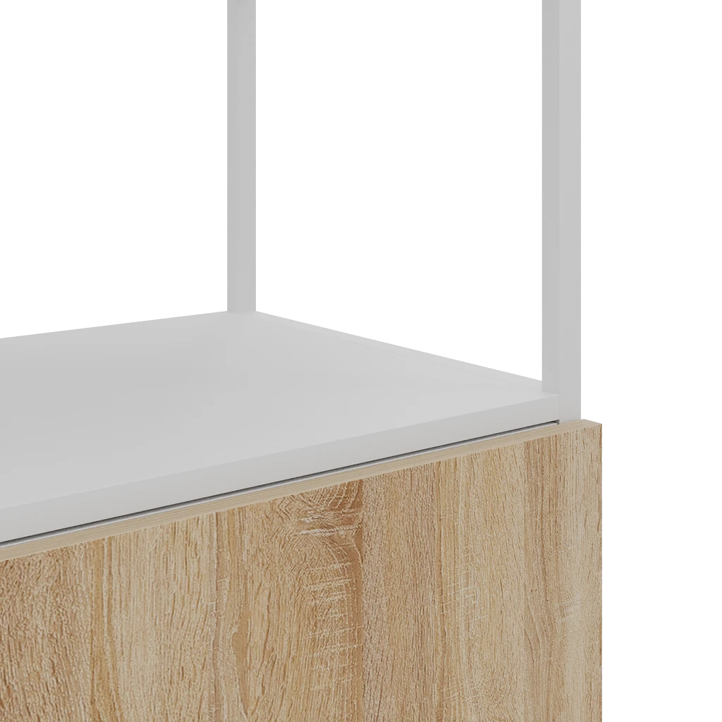 Стол раскладной со стеллажом Mark 104х60х125 - Thumbnail 4