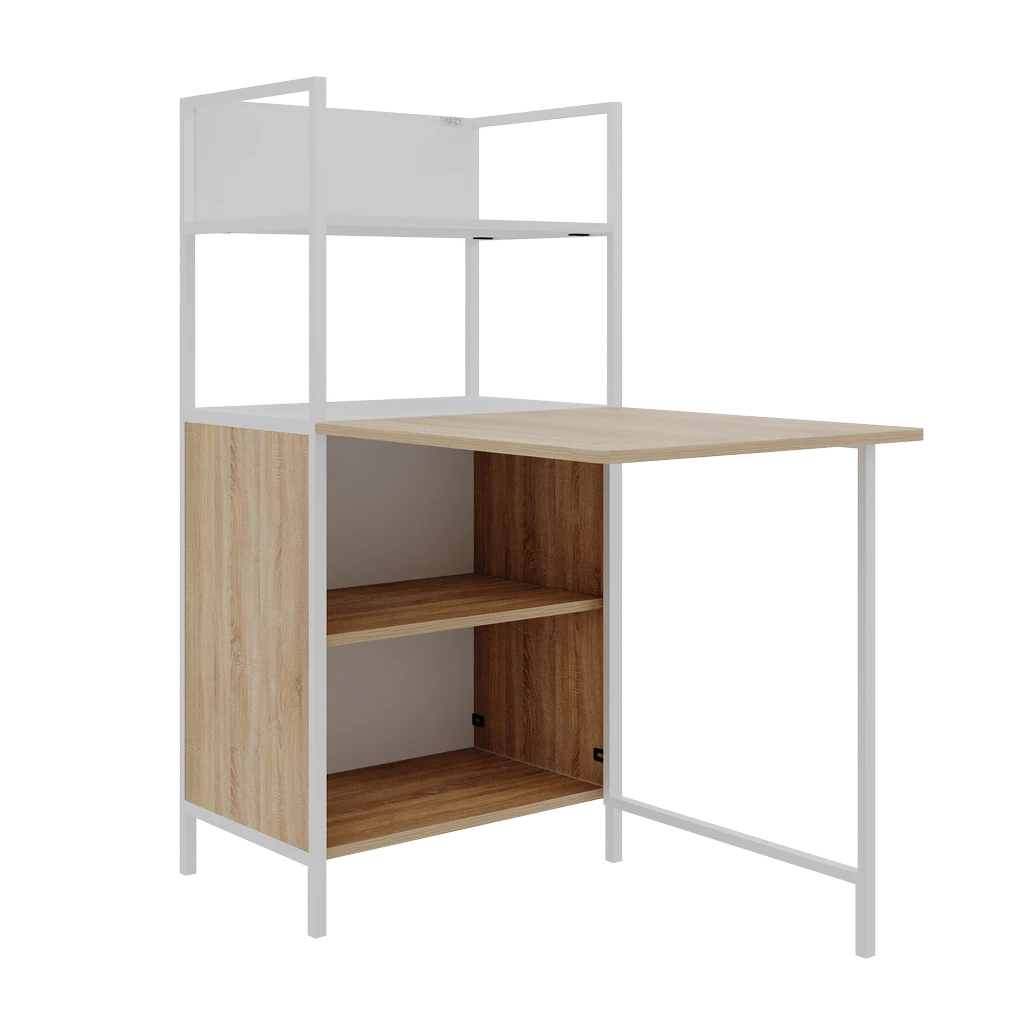 Стол раскладной со стеллажом Mark 104х60х125 - Thumbnail 5