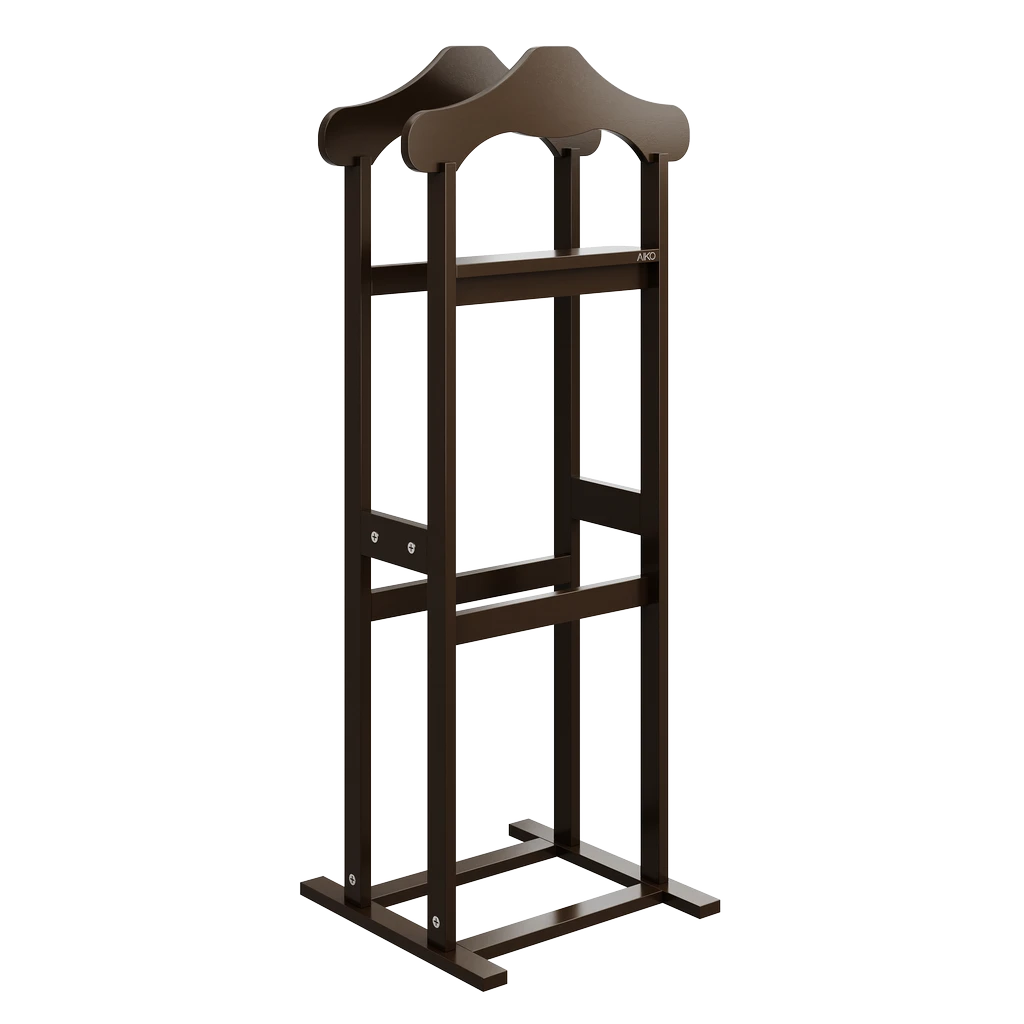 Вешалка Gentleman Двойной 42х42х120 Коричневый