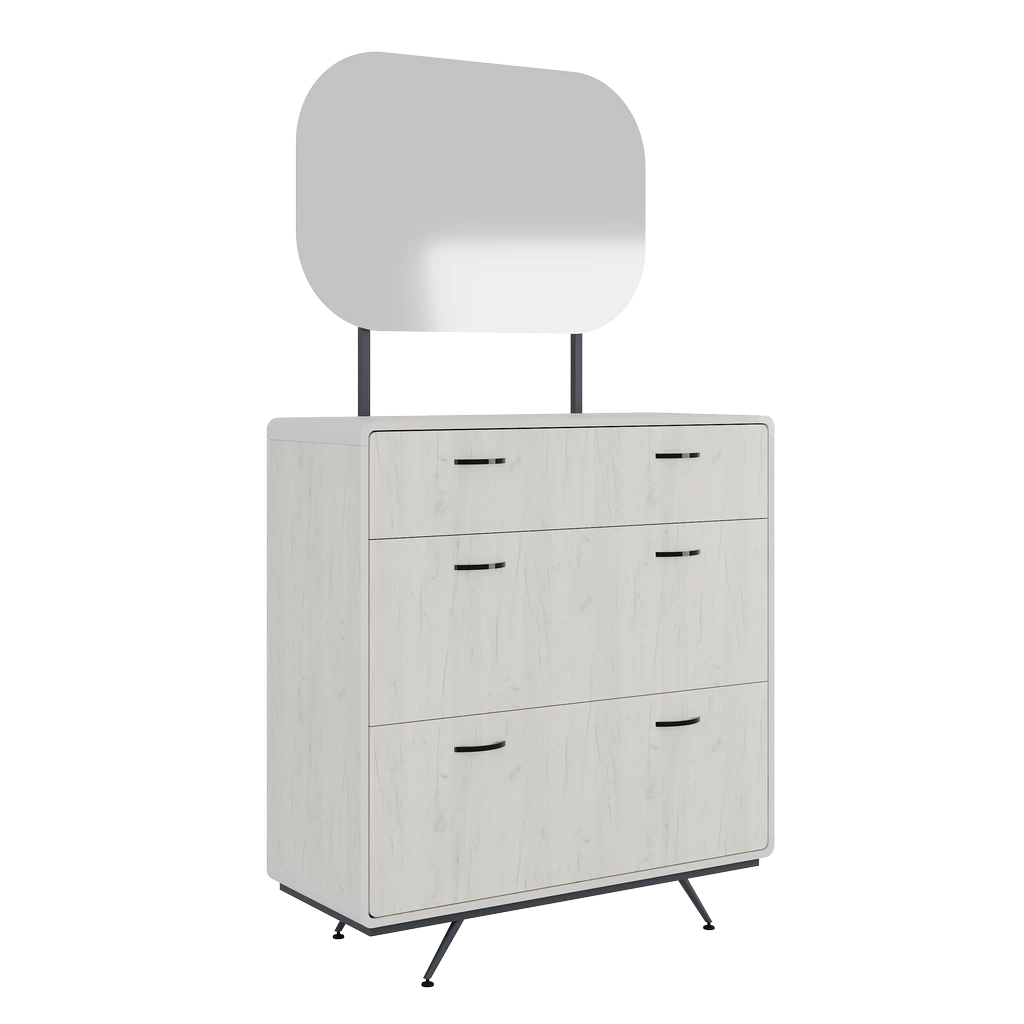 Комод с зеркалом Artur 80/40/185 Н DB