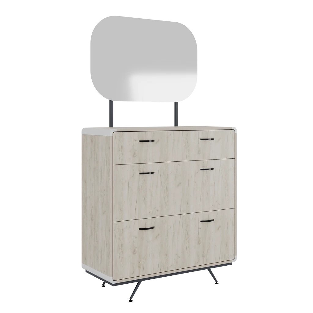Комод с зеркалом Artur 80/40/185 Н DB variation 1
