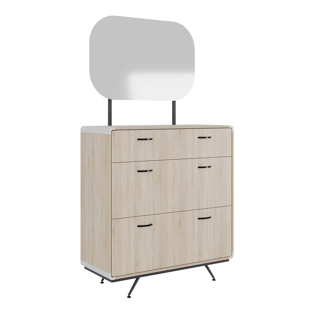 Комод с зеркалом Artur 80/40/185 Н DB variation 2