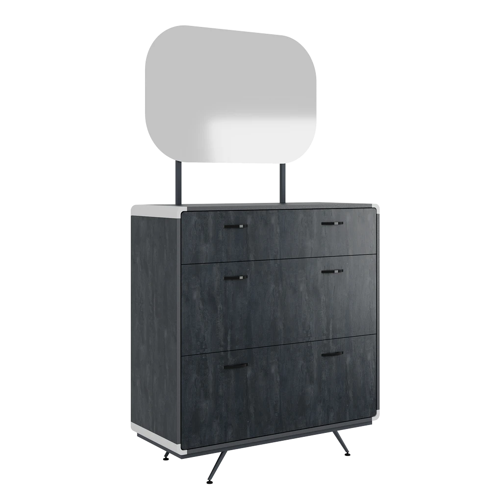 Комод с зеркалом Artur 80/40/185 Н DB variation 4