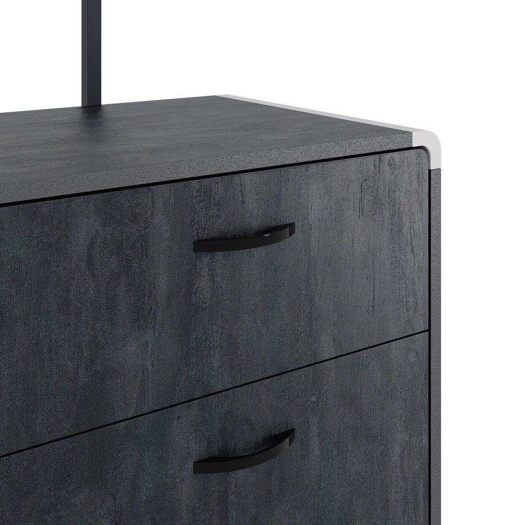 Комод с зеркалом Artur 80/40/185 Н - Thumbnail 4