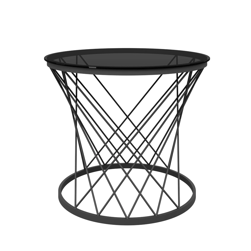 Стол журнальный Movado Д60x50 Мк Стеклянный - Thumbnail 2