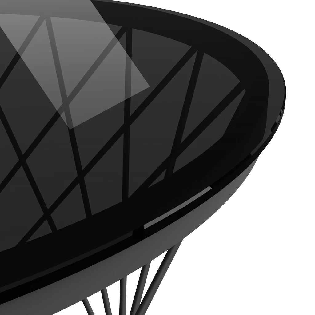 Стол журнальный Movado Д60x50 Мк Стеклянный - Thumbnail 3