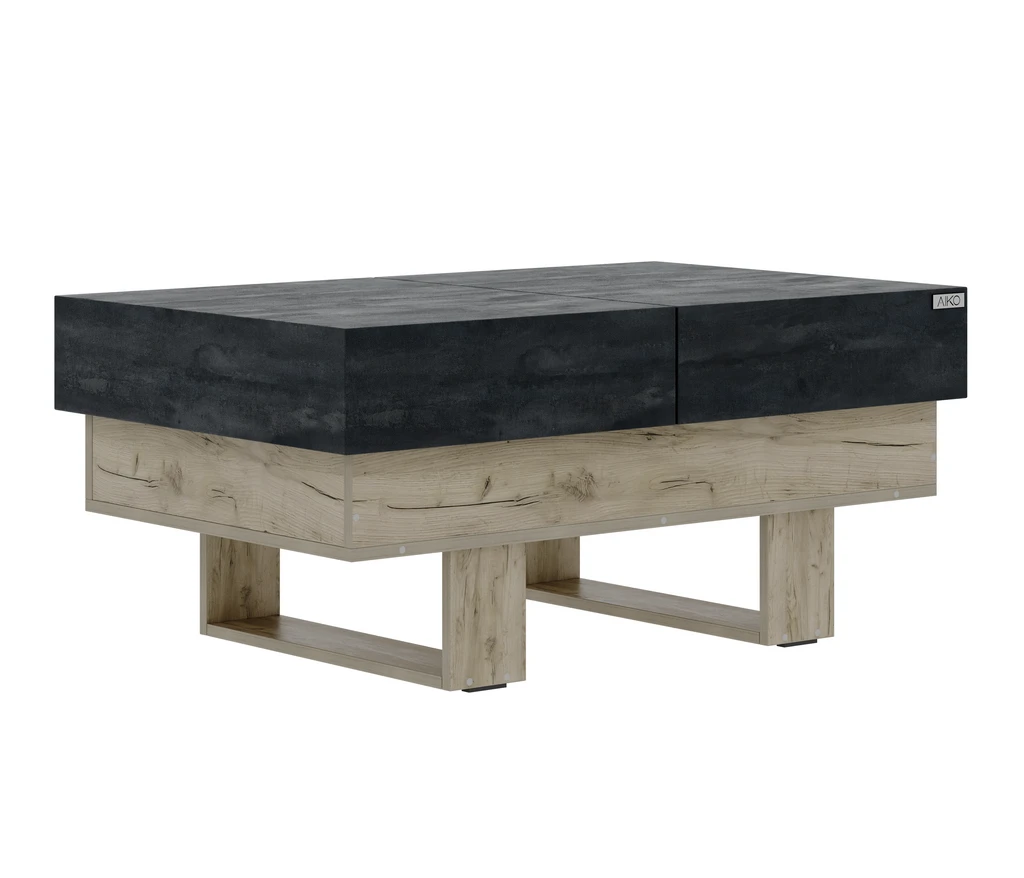 Стол журнальный трансформер Atrum 104x65x45 DB.MDV variation 3