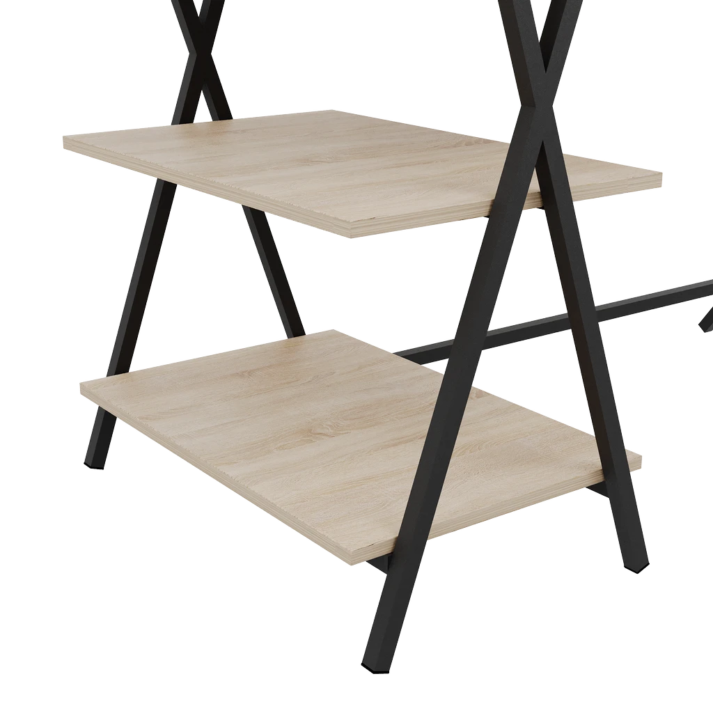 Стол письменный с полками Oliver 125/65/110 - Thumbnail 3