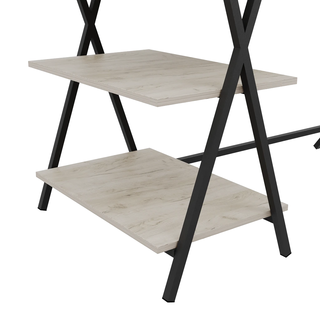 Стол письменный с полками Oliver 125/65/110 - Thumbnail 2