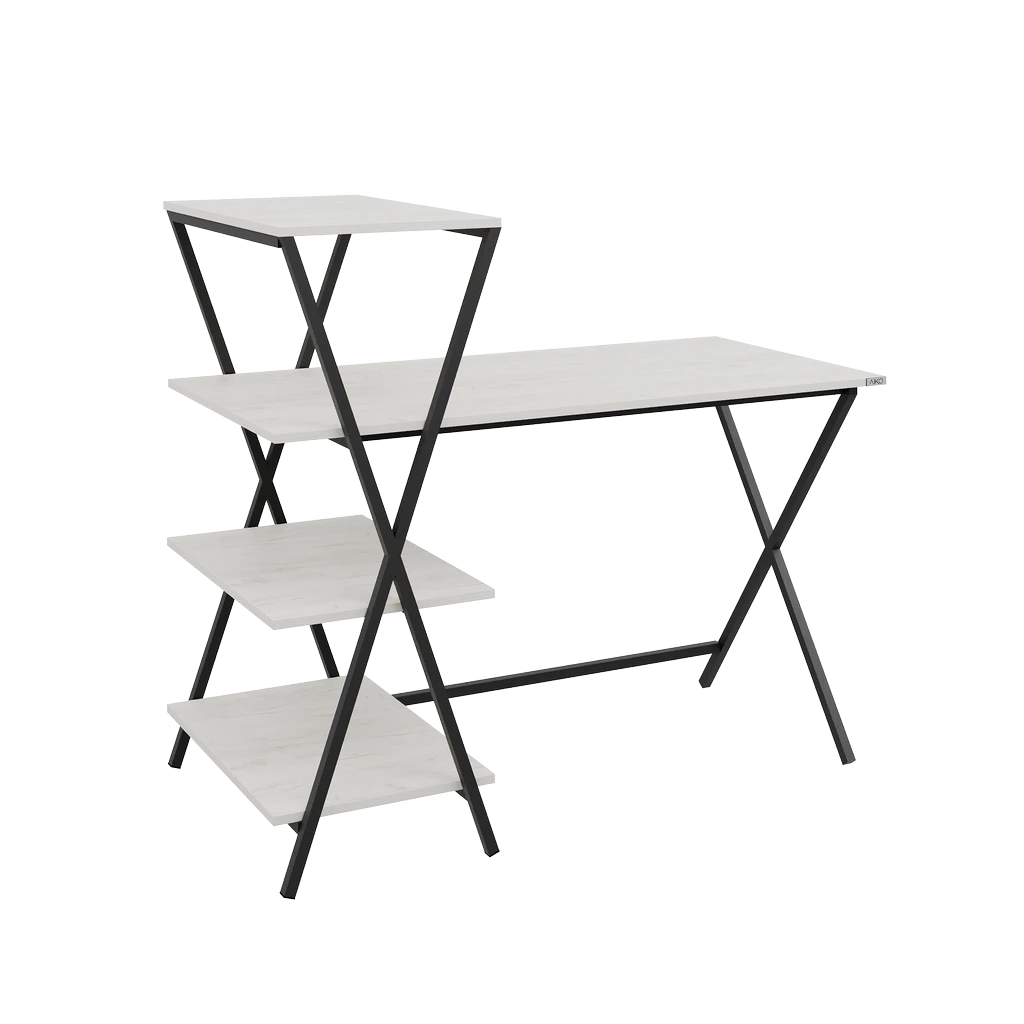 Стол письменный с полками Oliver 125/65/110 - Thumbnail 3