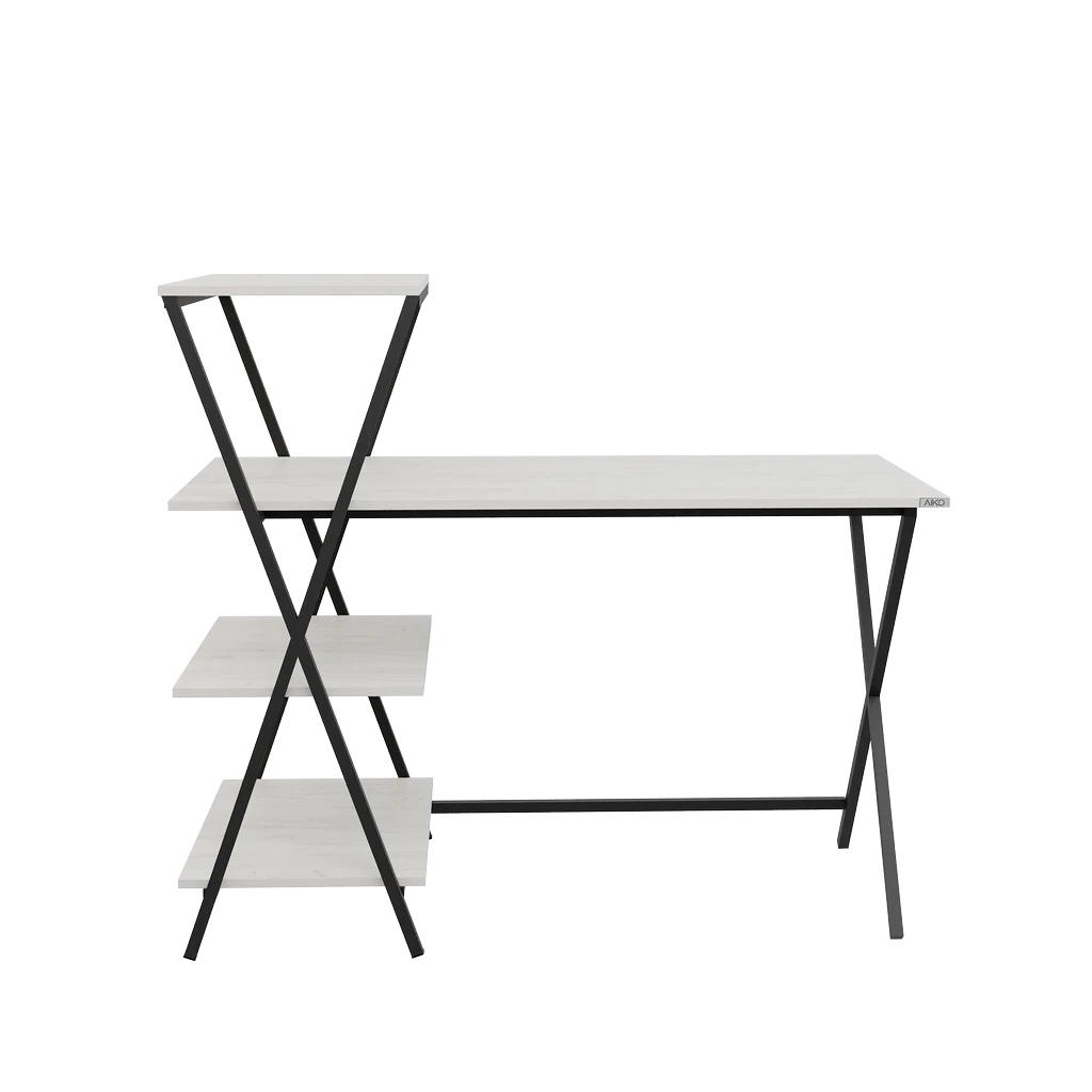 Стол письменный с полками Oliver 125/65/110 - Thumbnail 4