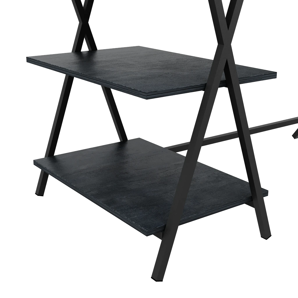 Стол письменный с полками Oliver 125/65/110 - Thumbnail 3