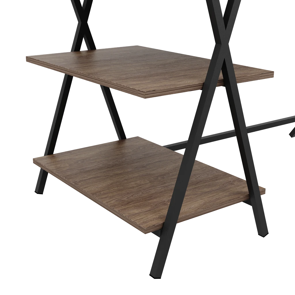 Стол письменный с полками Oliver 125/65/110 - Thumbnail 3