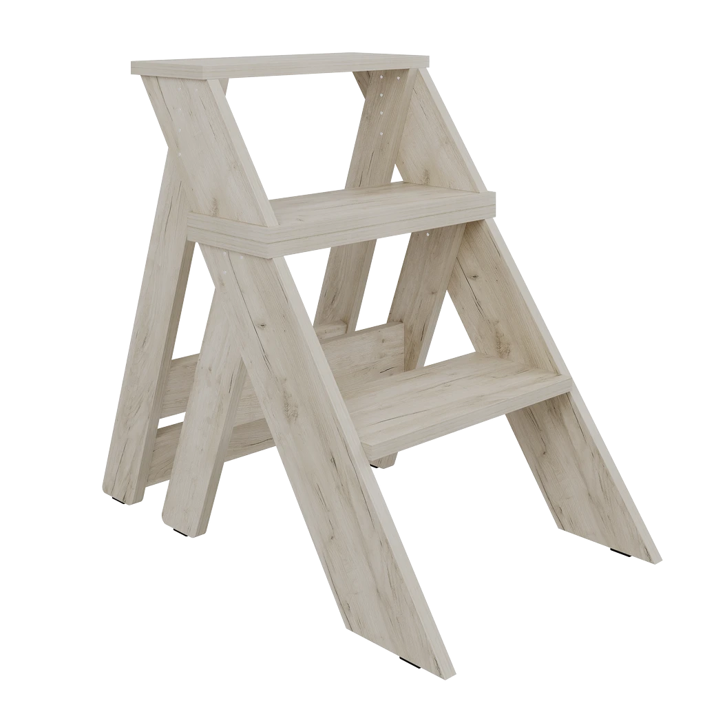 Dever Convertible Chair 34x42x65-86 Laminated MDF - Thumbnail 4
