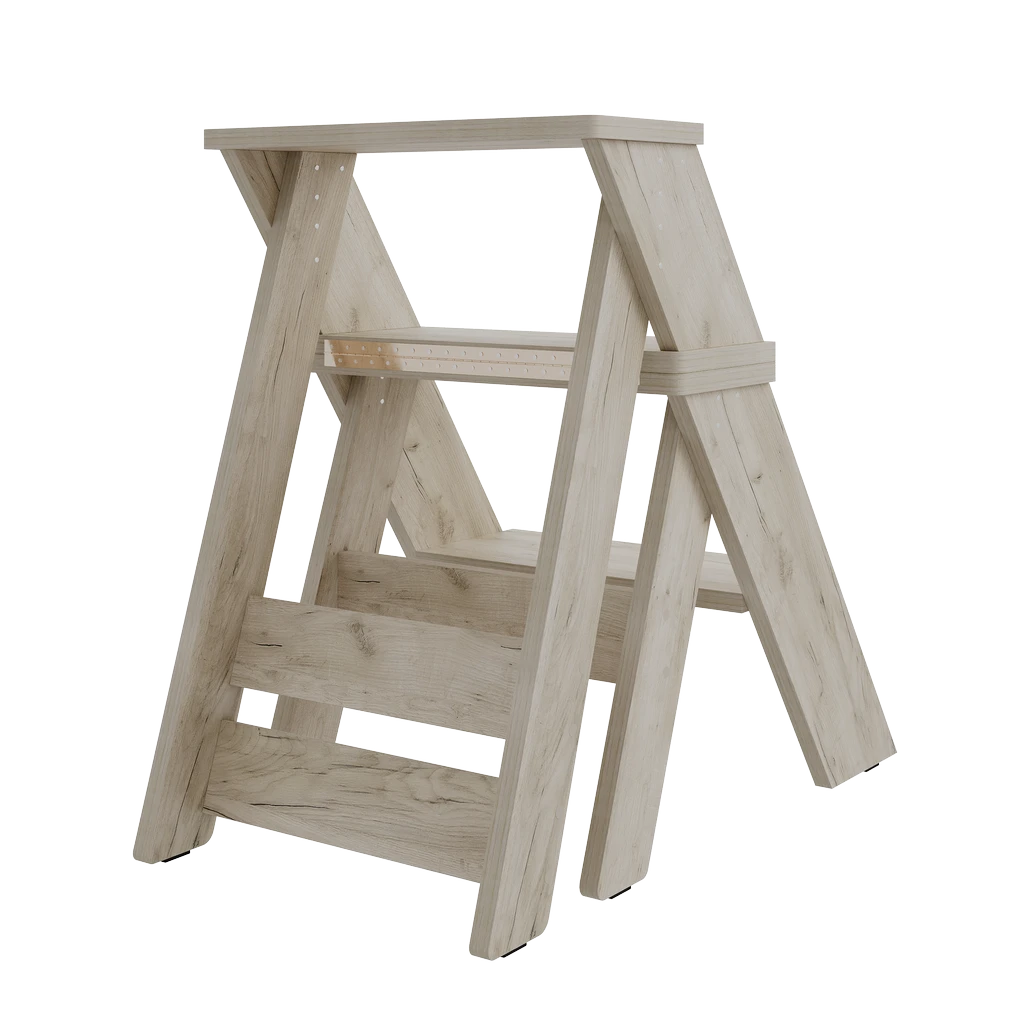 Dever Convertible Chair 34x42x65-86 Laminated MDF - Thumbnail 6