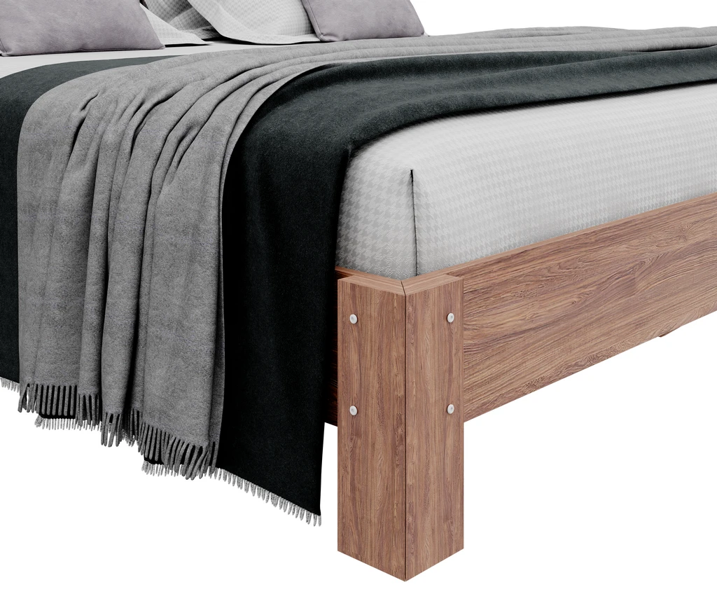 Кровать 2-ая Elegant 210/190/90 - Thumbnail 4