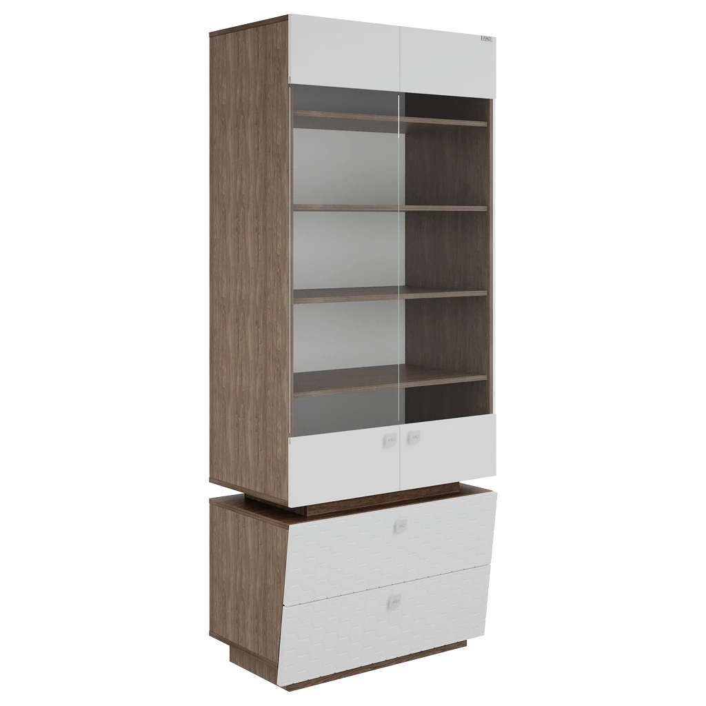 Шкаф руководительский Volant 80х46х199 ПВХ MDV