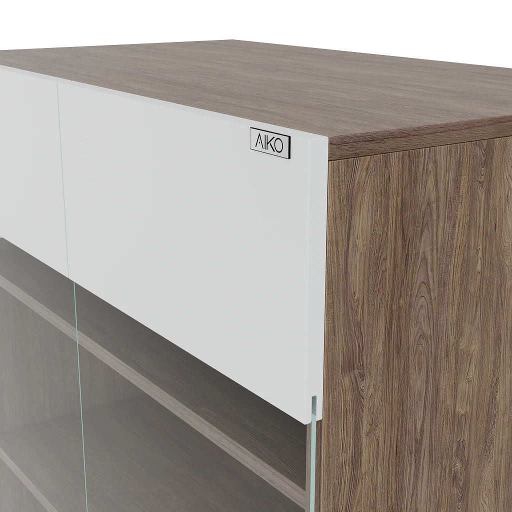 Шкаф руководительский Volant 80х46х199 ПВХ - Thumbnail 4