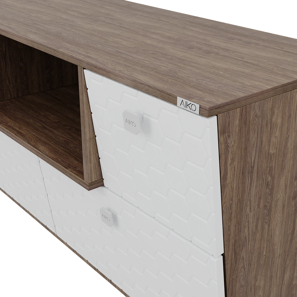 Тумба-консоль руководителя Volant 120х40х60 ПВХ - Thumbnail 4