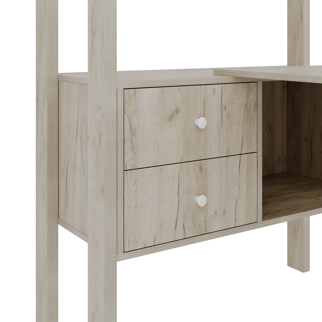 Стеллаж Оtto с угловым столом 140х100х172 - Thumbnail 4