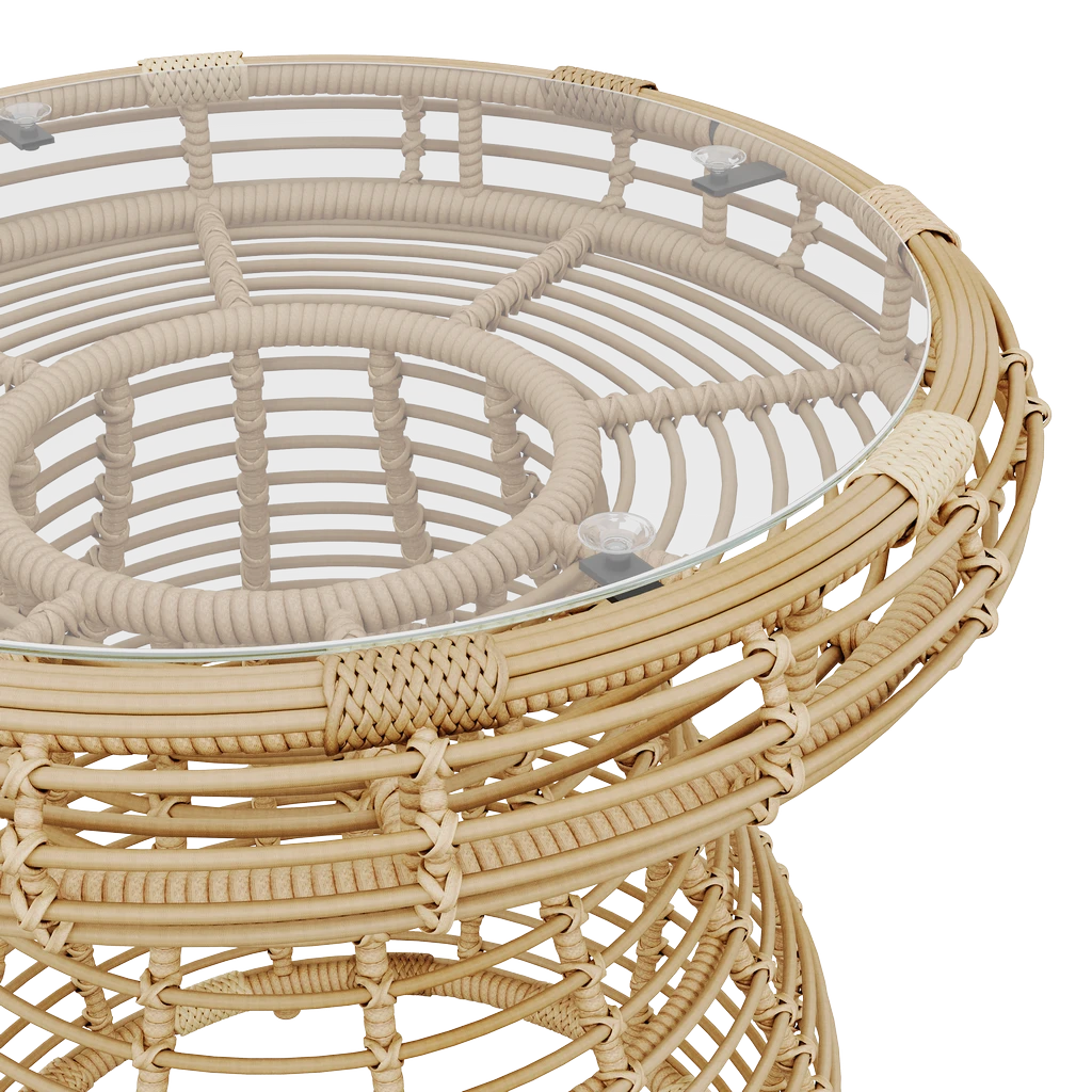 DRIADA Стол кофейный круглый 700*700*720 - Thumbnail 4