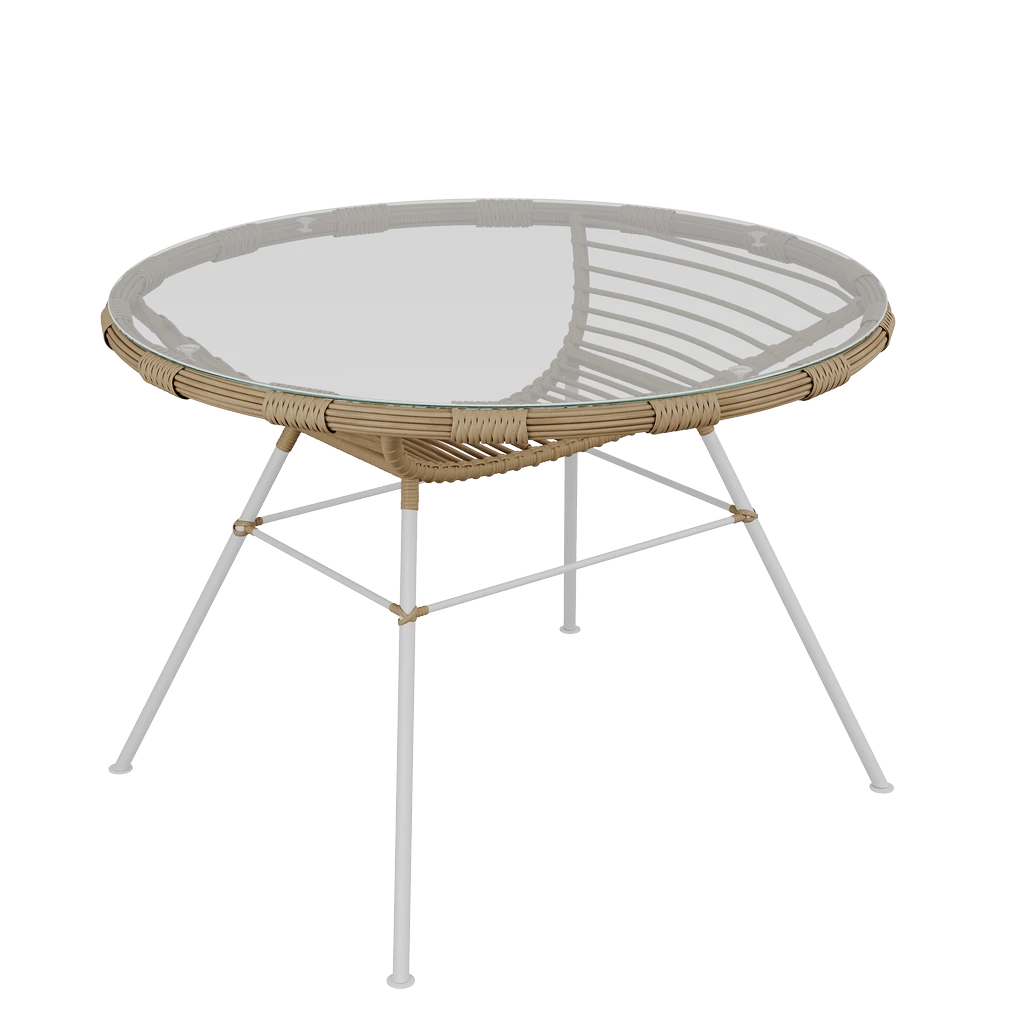 ACAPULCO стол обеденный круглый разборный d 1000*72 6005 variation 2