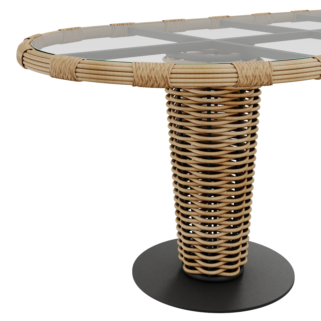 ALIA стол обеденный овальный 2000*1000*760 - Thumbnail 3