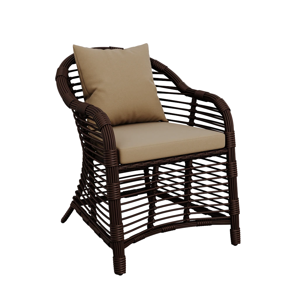 MAGDA Кресло сталь (из трубки)№ 2 6019