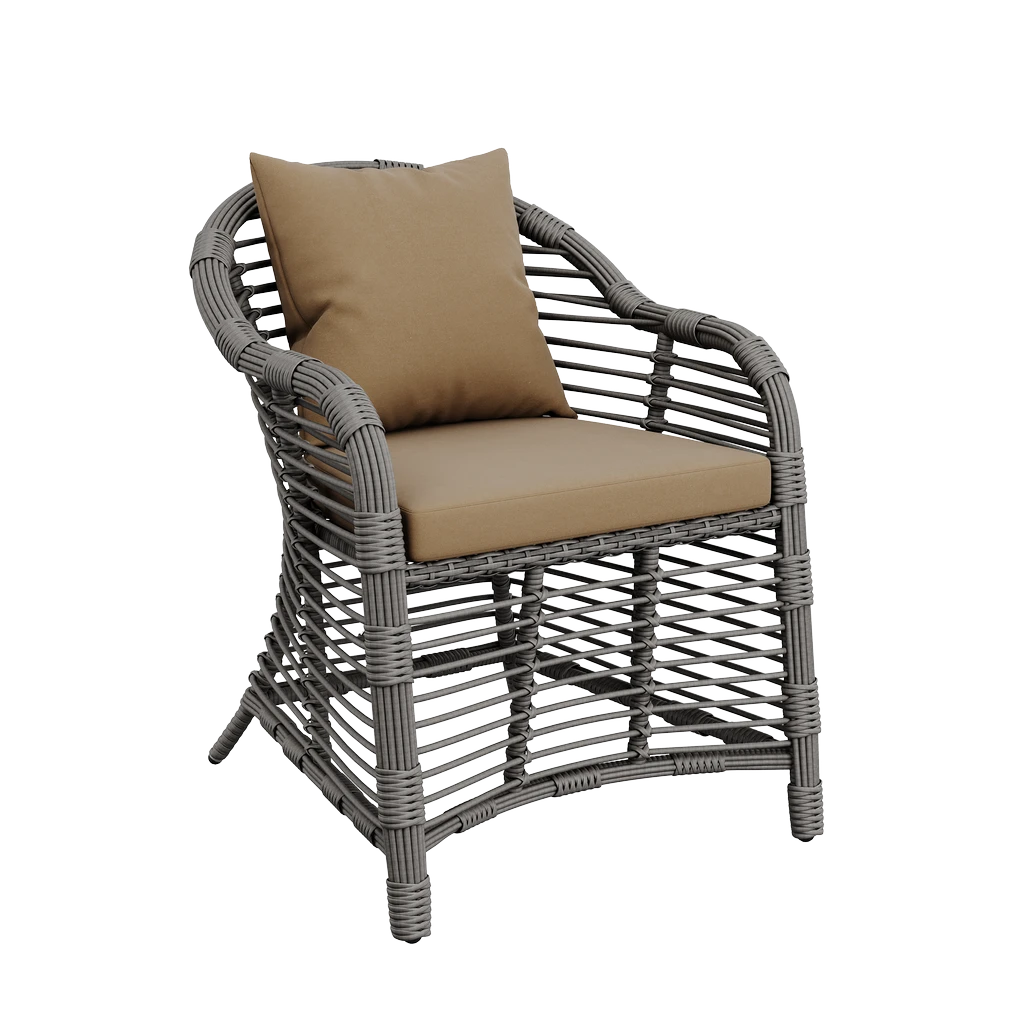 MAGDA Кресло сталь (из трубки)№ 2 6019 variation 1