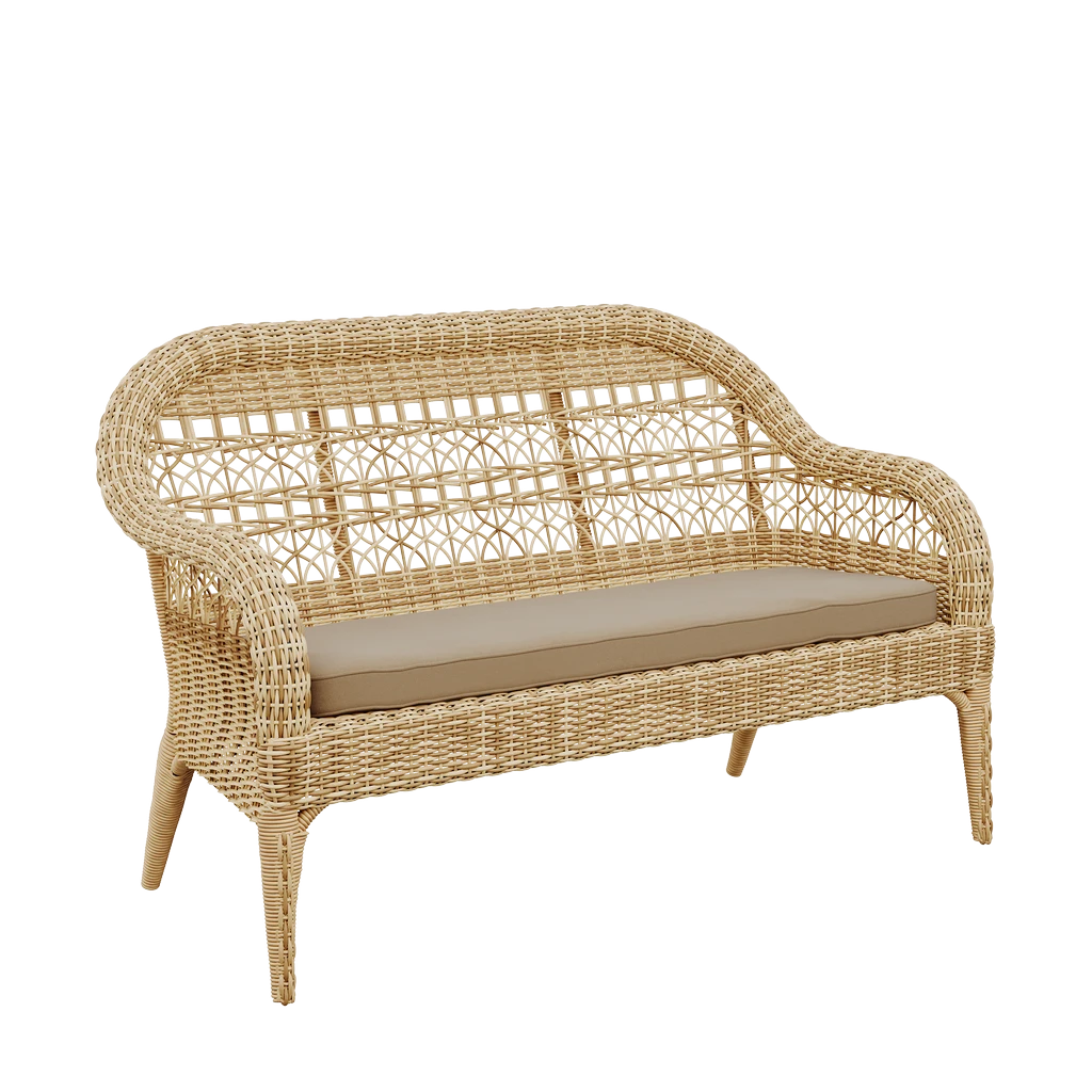 VICTORIA софа 3-х местная сталь