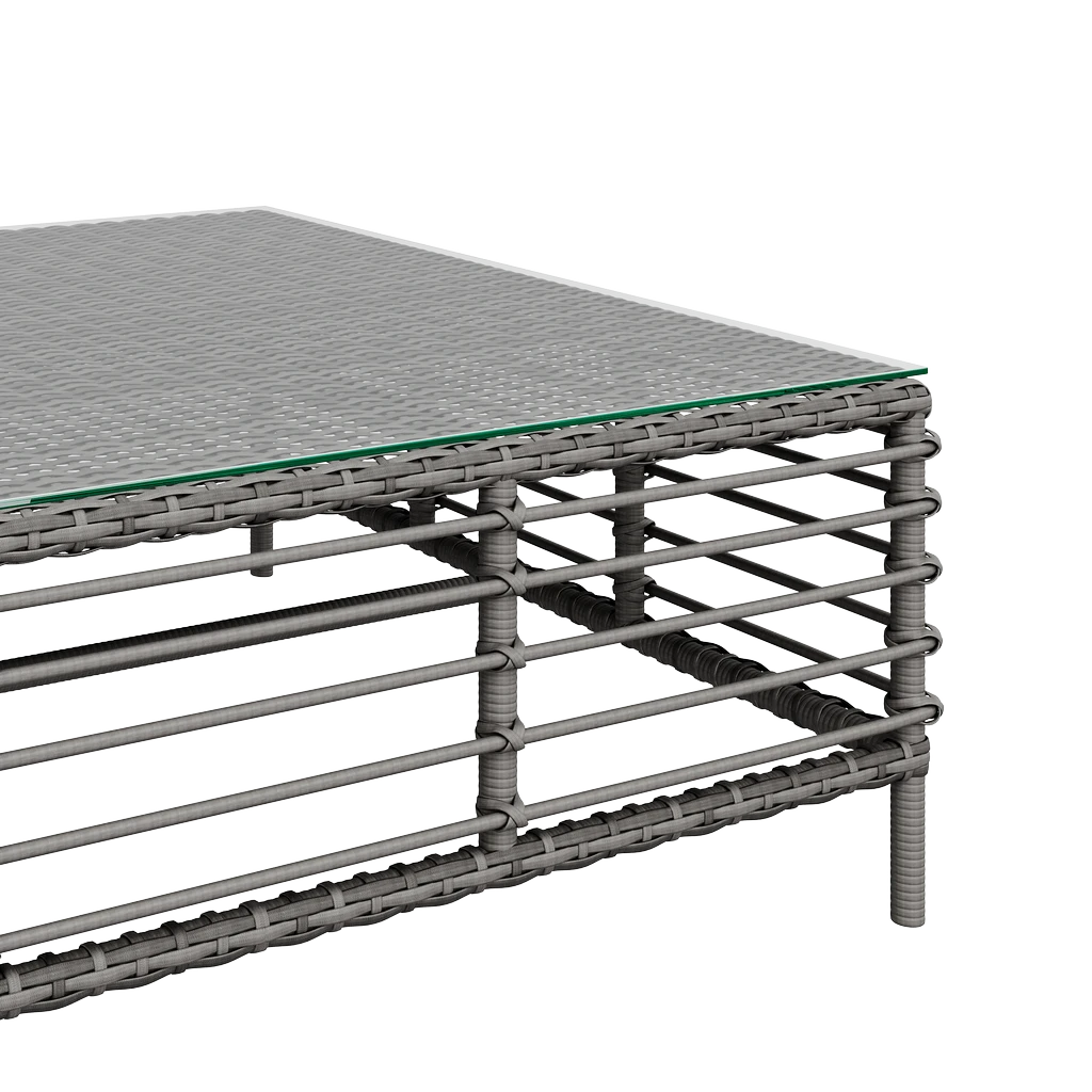 ZEFIR стол кофейный квадратный сталь 1020*1020*380 - Thumbnail 3