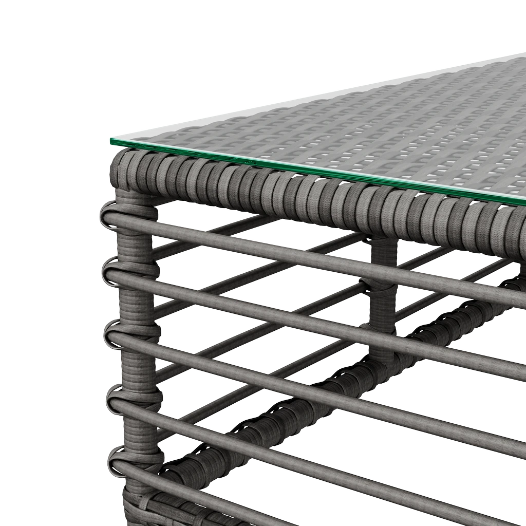 ZEFIR стол кофейный квадратный сталь 1020*1020*380 - Thumbnail 4