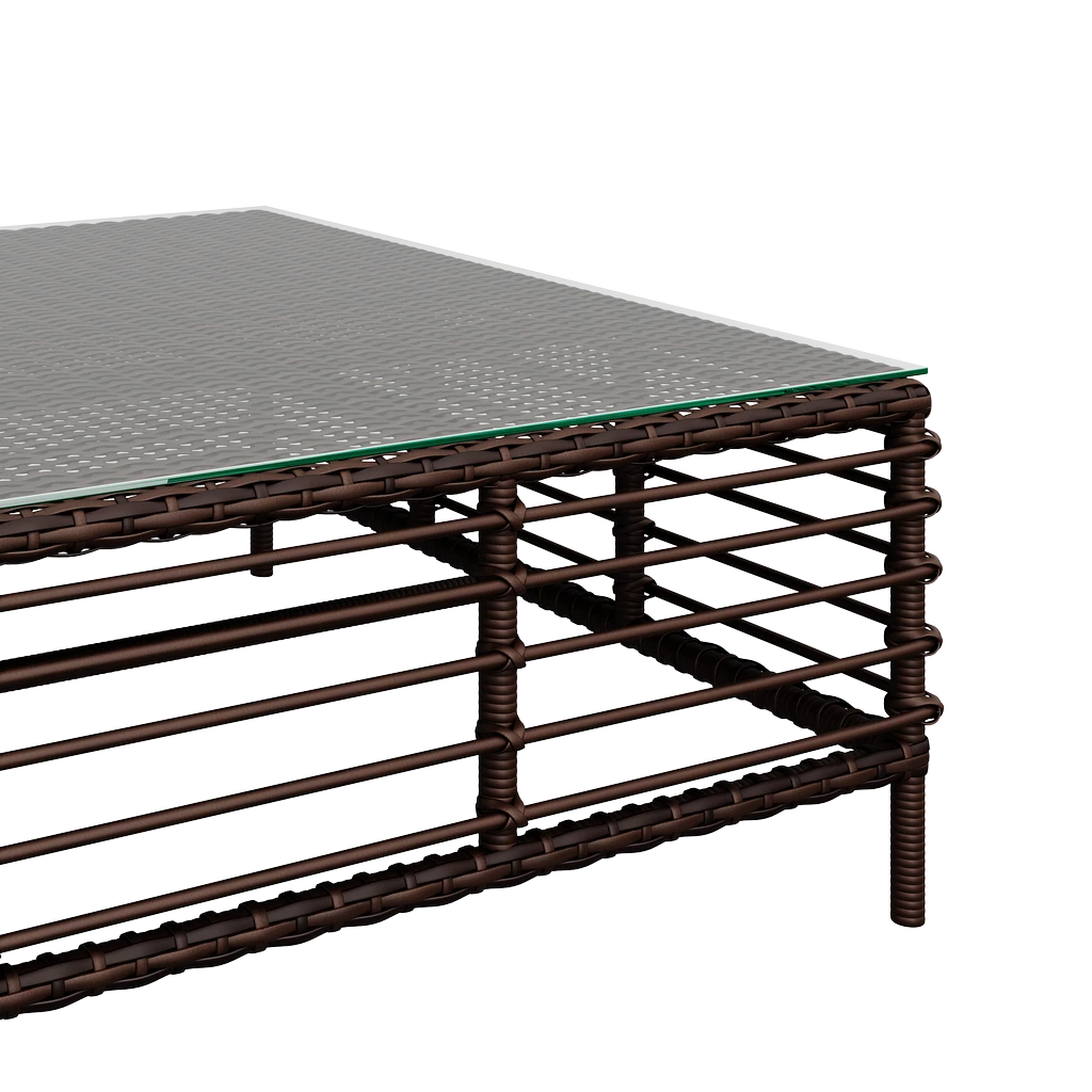 ZEFIR стол кофейный квадратный сталь 1020*1020*380 - Thumbnail 3