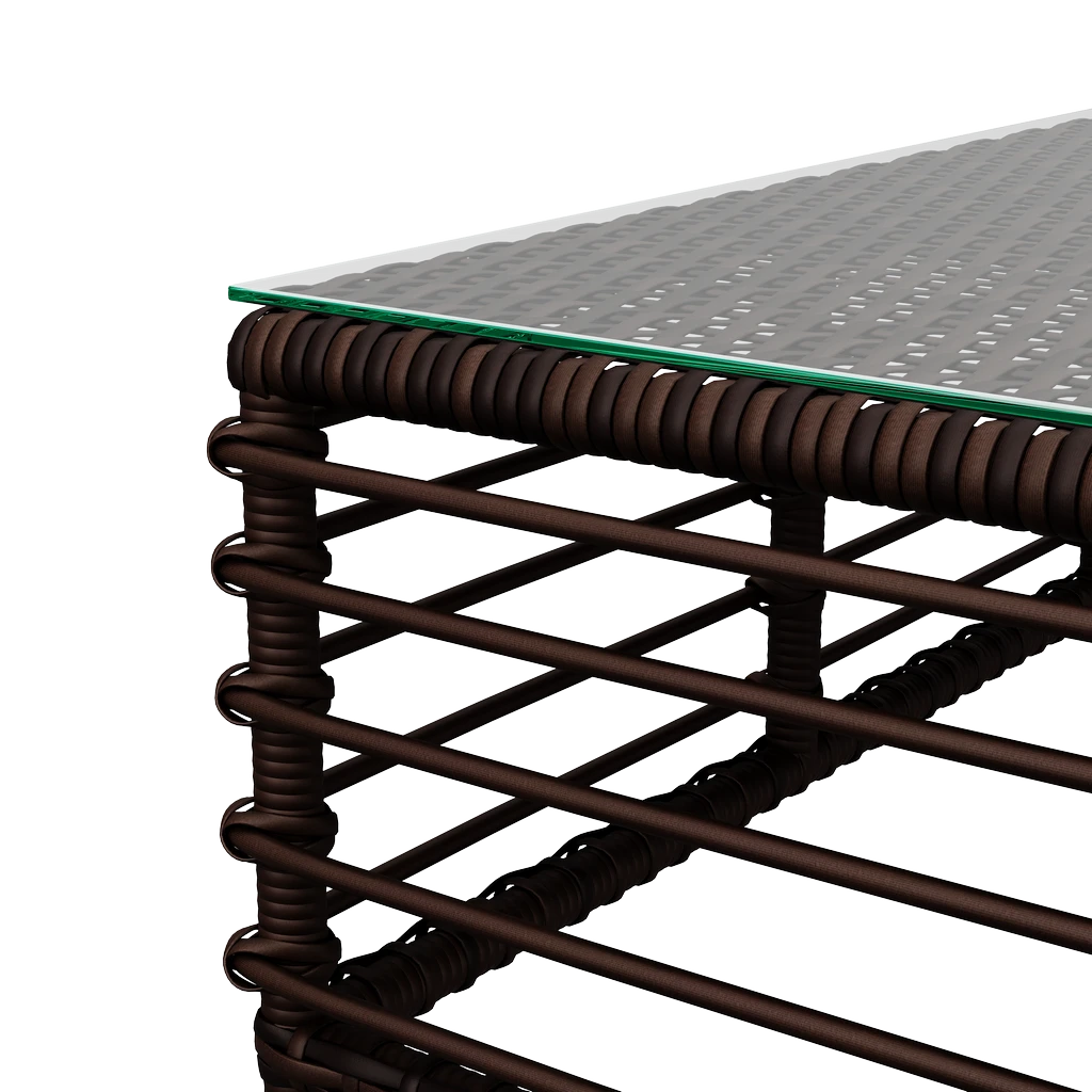 ZEFIR стол кофейный квадратный сталь 1020*1020*380 - Thumbnail 4